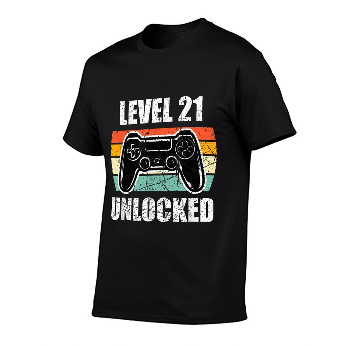 21st Birthday Gaming Vintage Gift 21 Year Old Gamer Graphic-printed T-Shirt