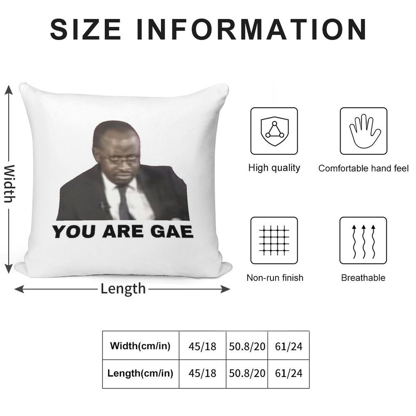 You Are Gae Meme Uganda Gay Rights Interview Viral Video Soft Home Decor Throw Pillow