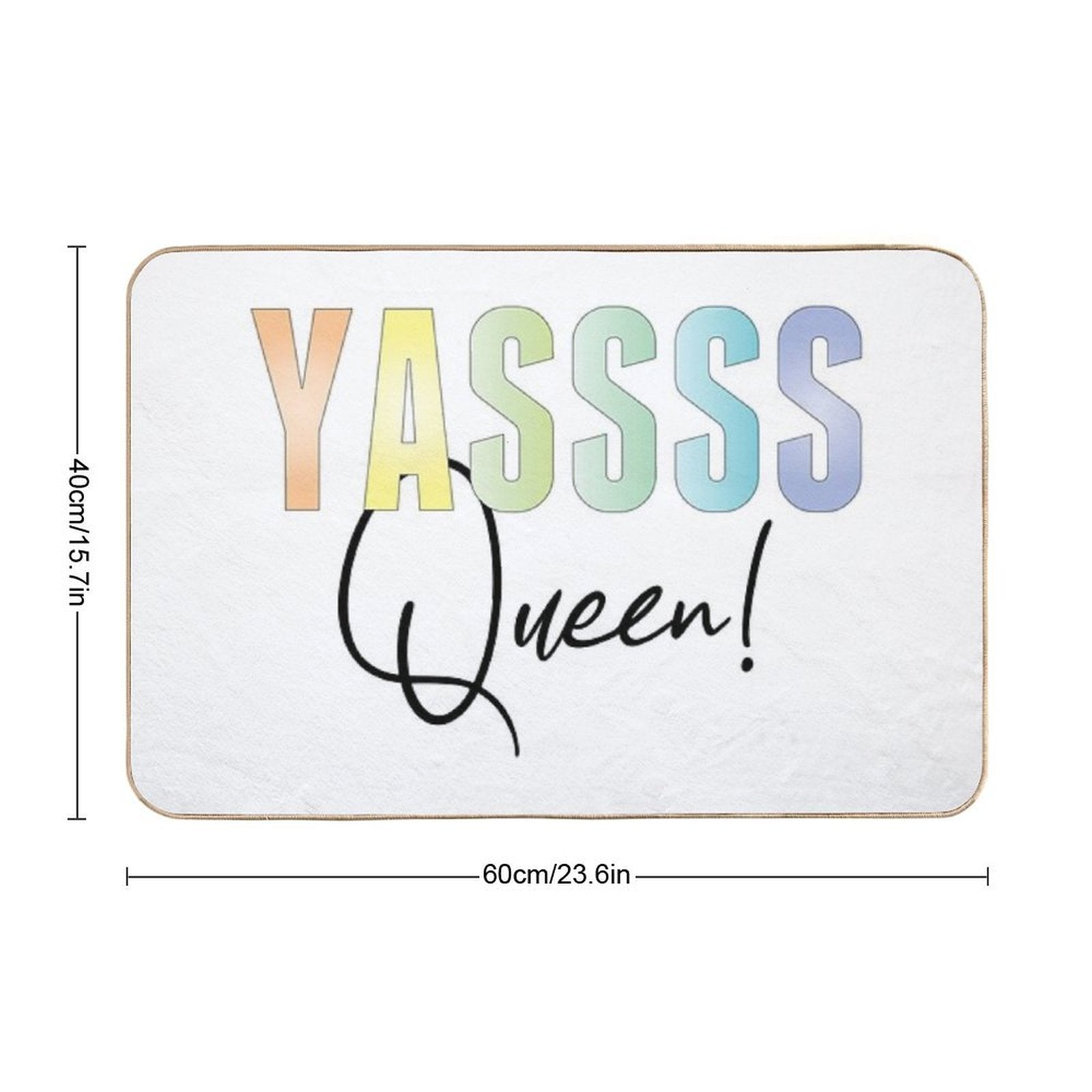Queer Eye - Yassss Queen Versatile Bath Mat