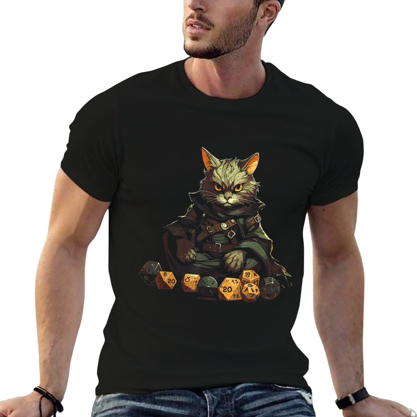 RPG Gaming Role Playing D20 Tabletop Games Funny RPG Gamer Lightweight T-Shirt