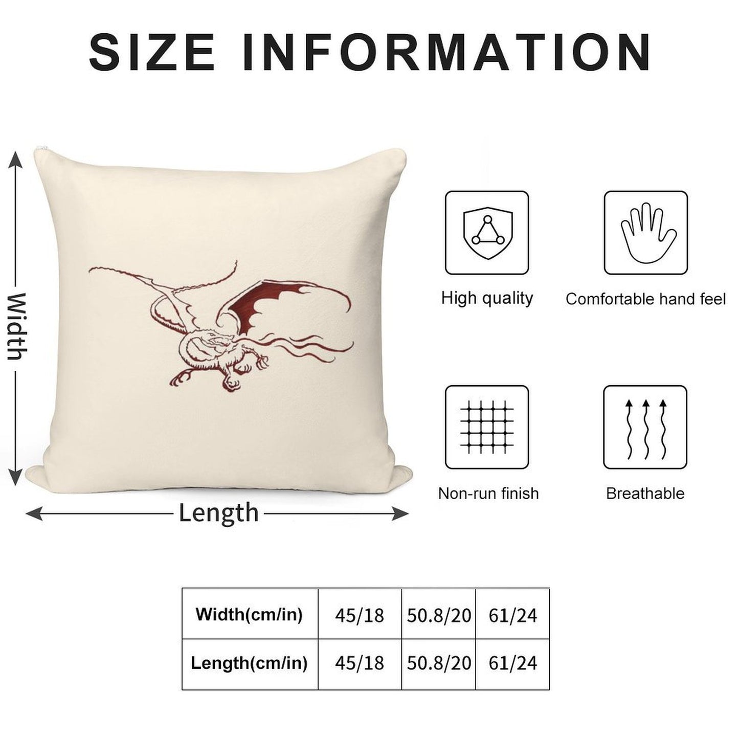 Smaug Soft Luxury Feel Throw Pillow