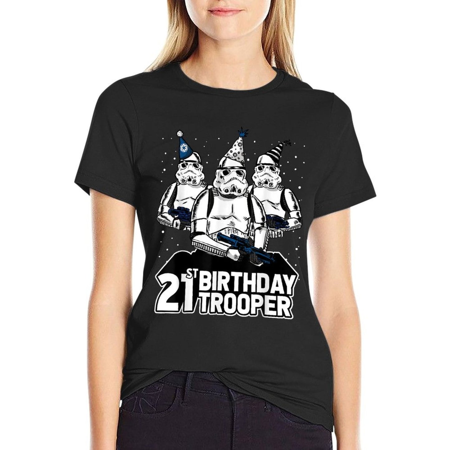 Star Wars Stormtrooper Party Hats Trio 21st Birthday Trooper Breathable T-Shirt