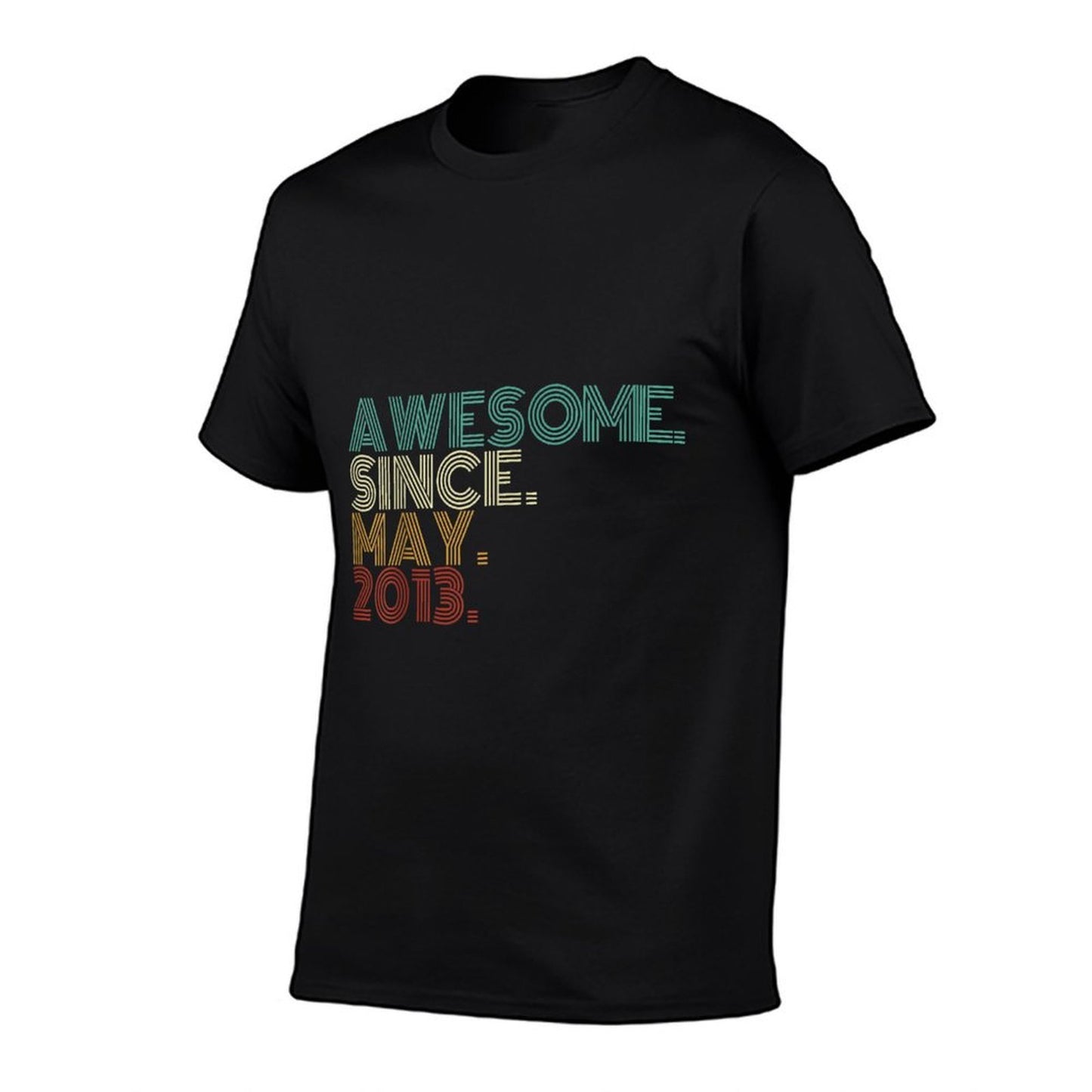 12 Years Old Awesome Since May 2013 12th Birthday Slim-fit Cut T-Shirt