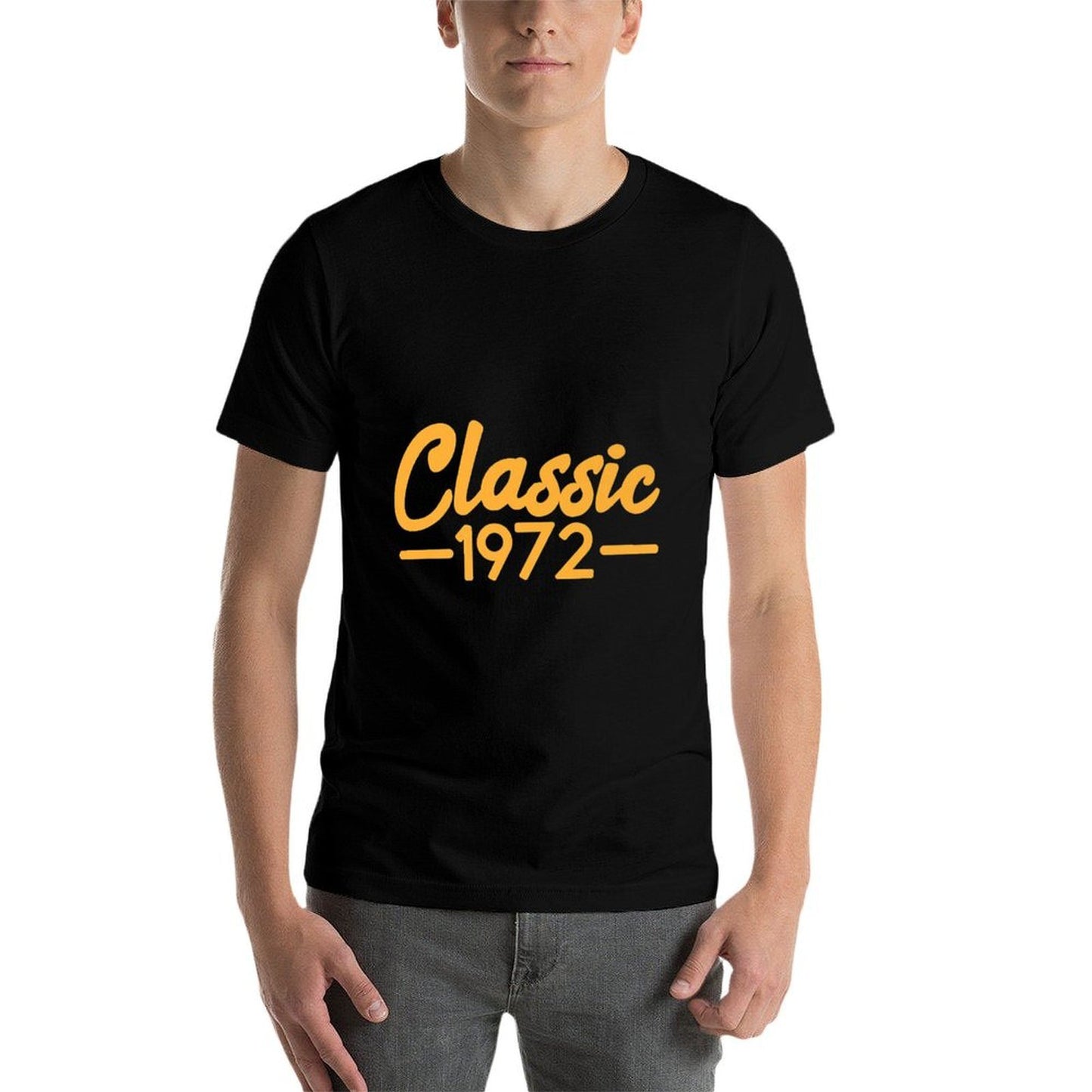 Vintage Birthday T Shirt Classic 1972 50th Birthday Premium Polyester Blend T-Shirt