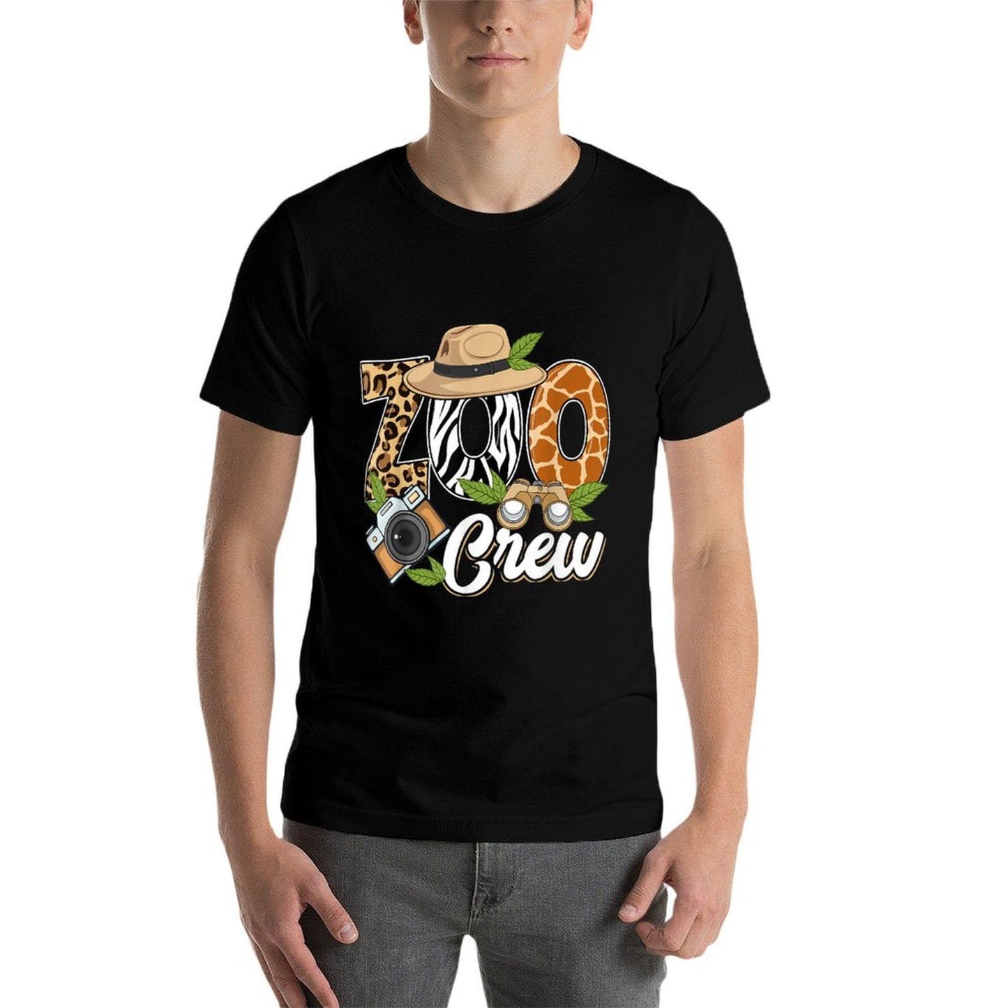 Zoo Crew Safari Animals Wildlife Animal Wild Field Trip Cotton T-Shirt