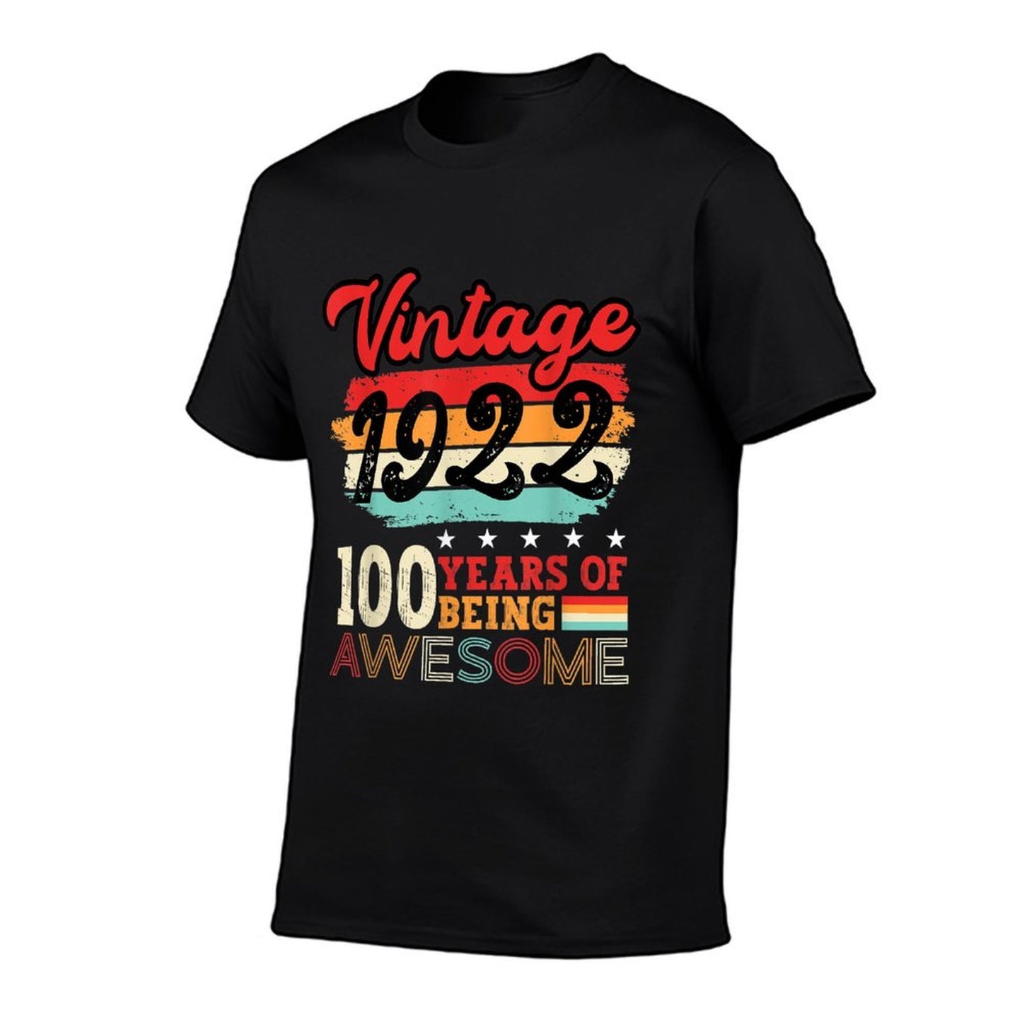 Vintage 1922 100th Birthday Legend BDay 100 Year Old Slim-fit Cut T-Shirt