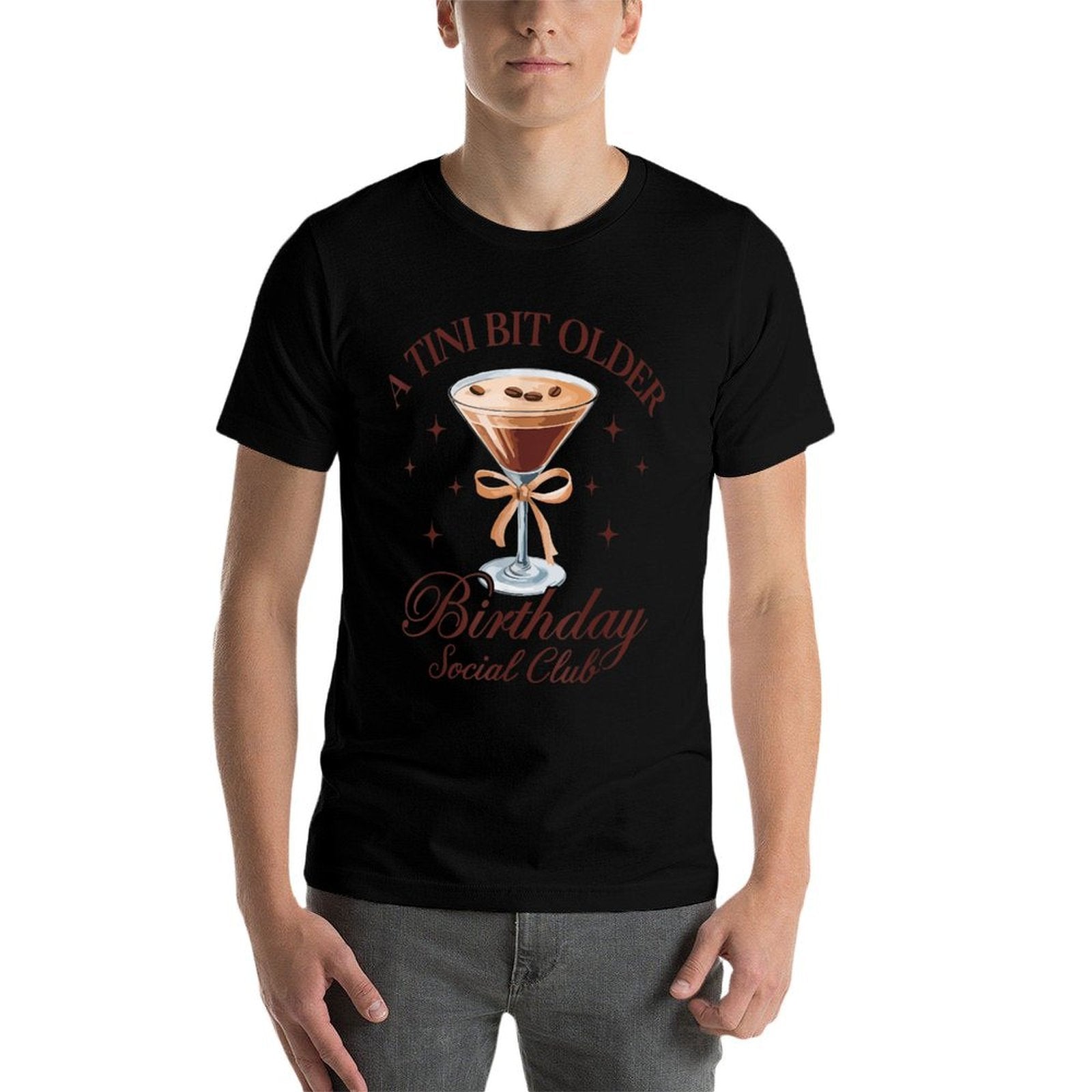 A Tini Bit Older Birthday Retro Cute Bow Matching Vintage  Breathable T-Shirt