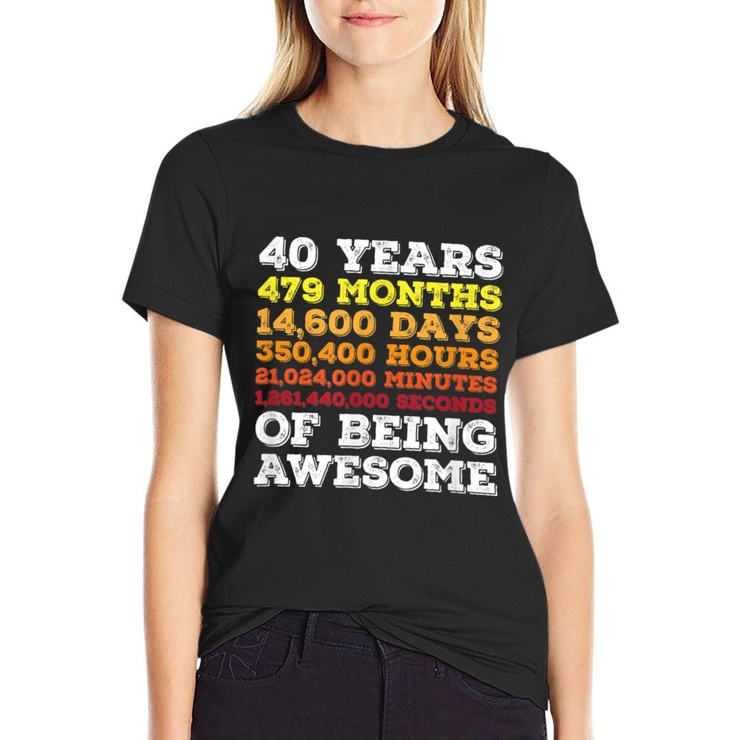 40 Years 479 Months Retro Vintage 40th Birthday Vintage-inspired T-Shirt