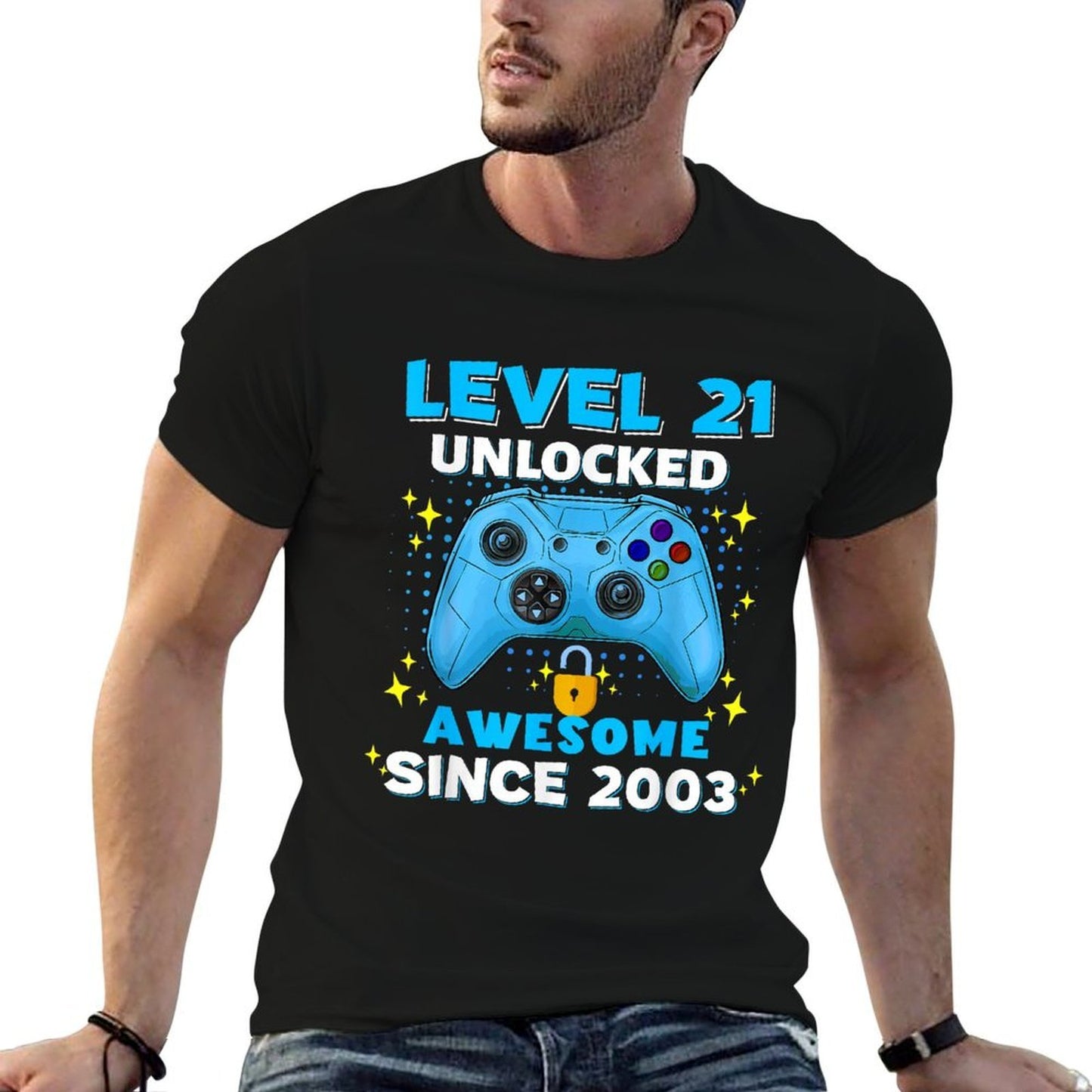 21st Birthday For Men 21 Years Birthday Gifts Affordable Price T-Shirt
