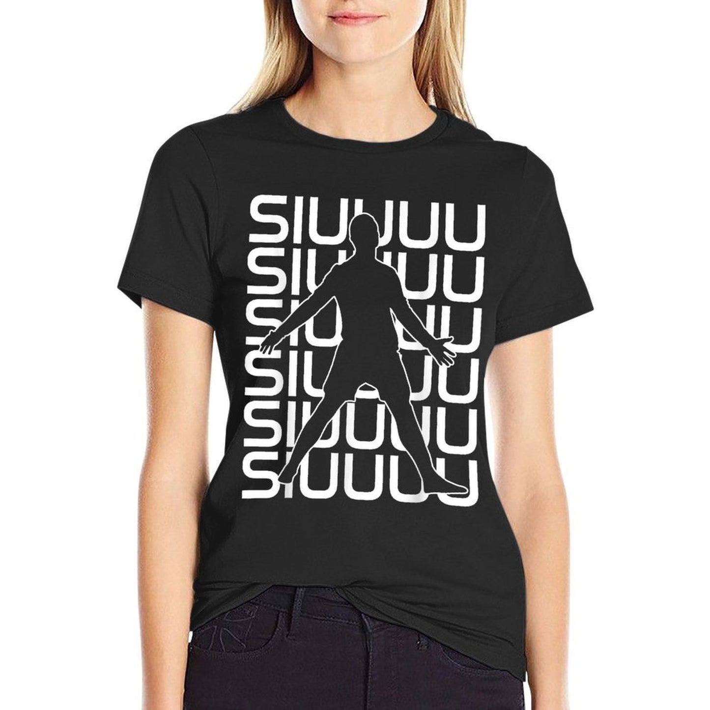 Siuuuu Funny Soccer Present For Soccer Lovers Fan Kid's Boys Wrinkle-resistant T-Shirt