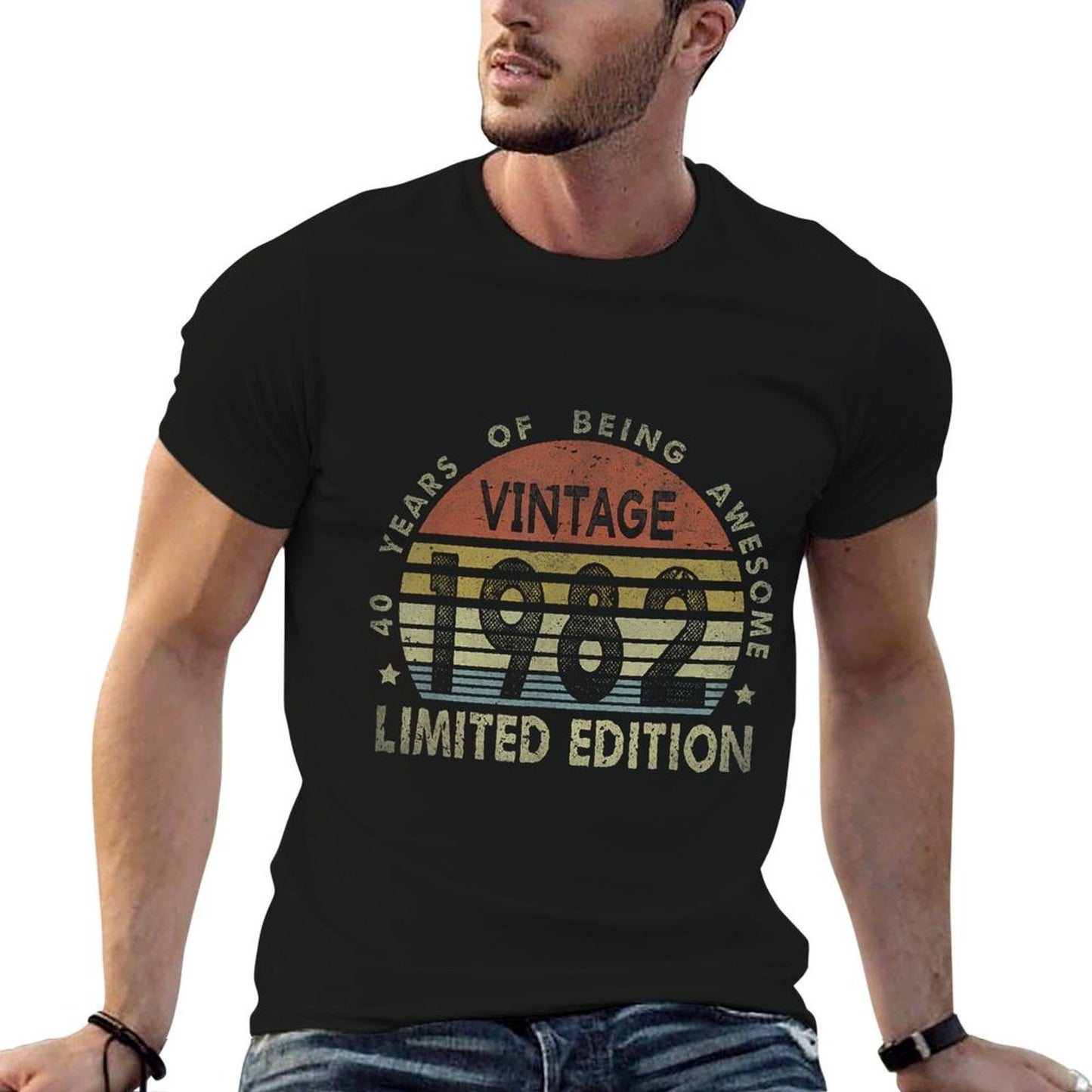 40 Year Old Vintage 1982 Limited Edition 40th Birthday Affordable Price T-Shirt
