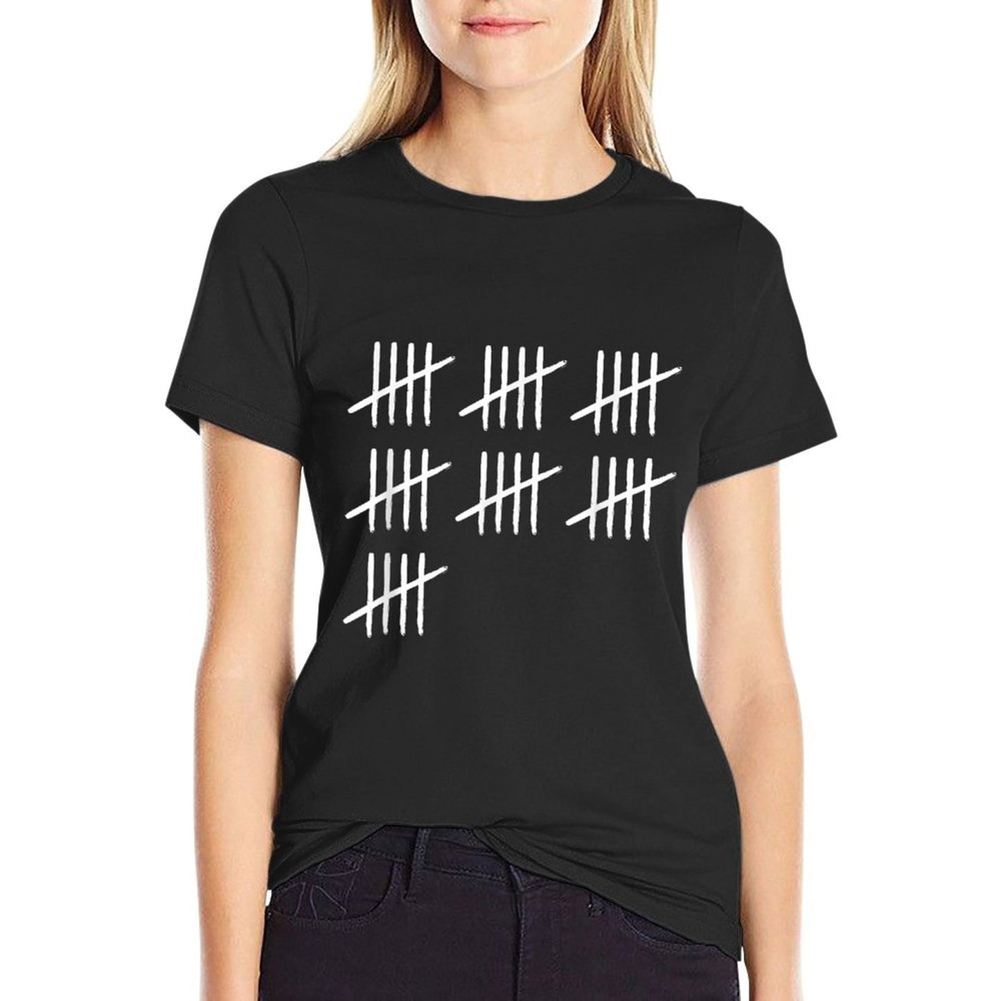 35 Years Old Tally Marks 35th Birthday Vintage-inspired T-Shirt