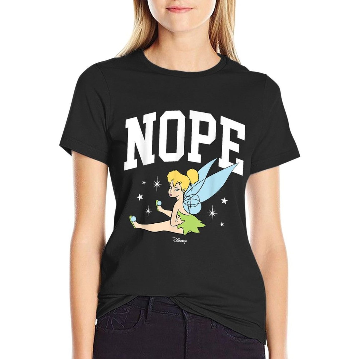 Tinker Bell - Tinker Bell Nope Fade-proof Color T-Shirt