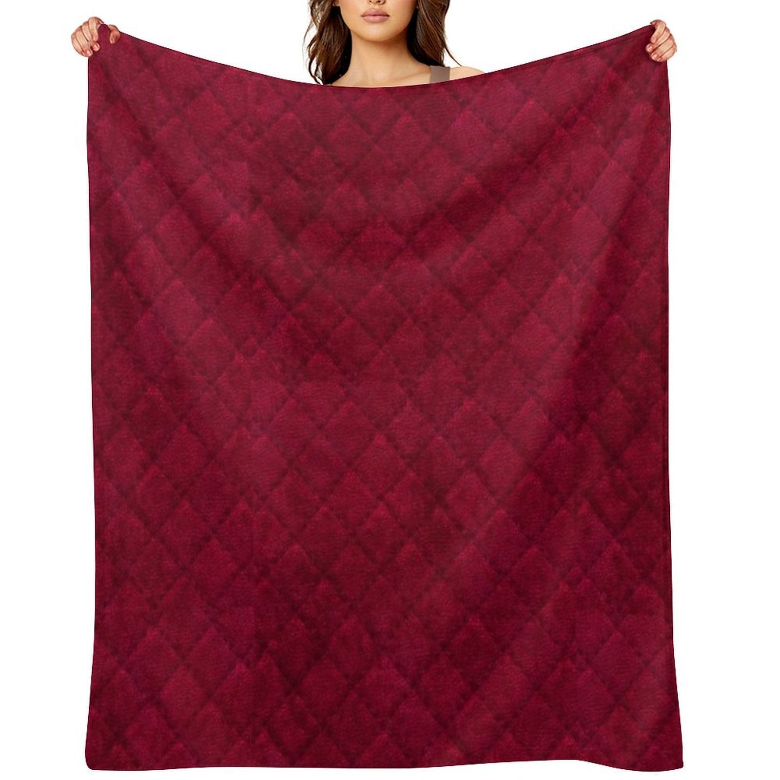 Red Velvet Plush Throw Blanket