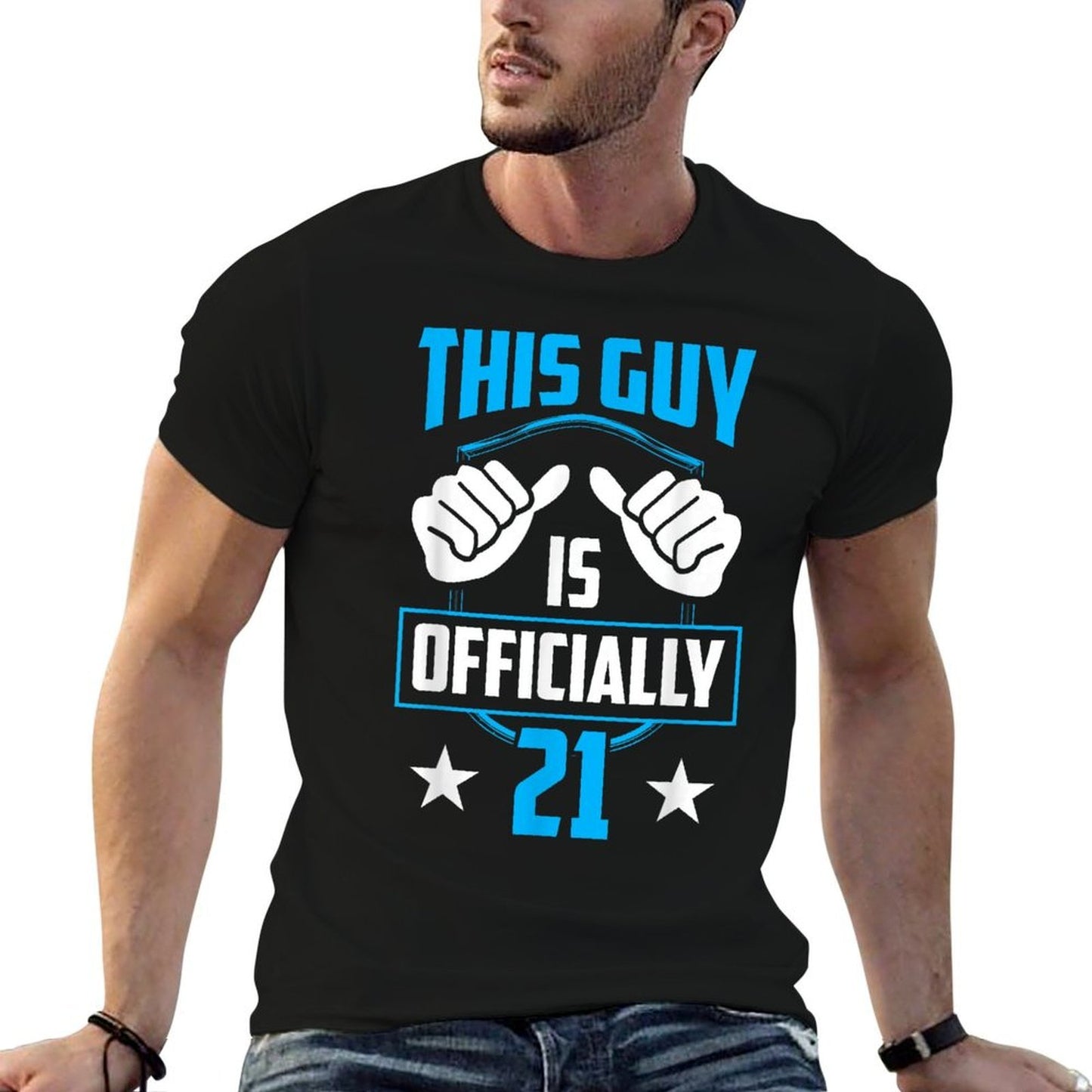 This Guy Is Officially 21 Celebrate 21St Birthday Party Lightweight T-Shirt