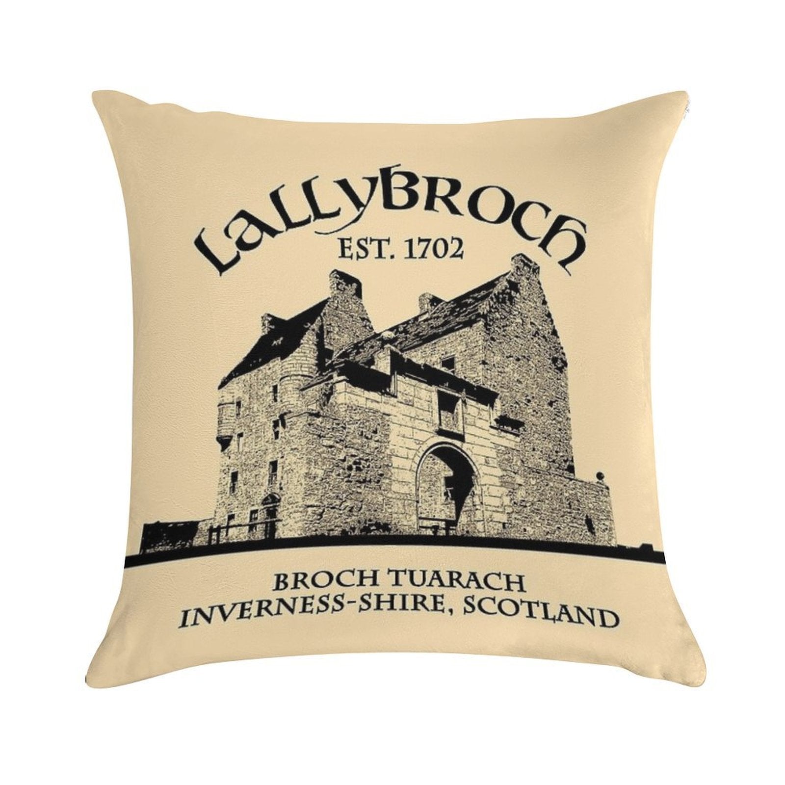 Lallybroch Outlander Soft Easy Maintenance Throw Pillow