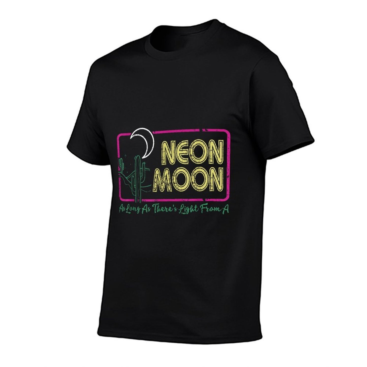 Vintage Retro Neon Moons Funny Lyrics Music 70s Cactus Comfortable T-Shirt