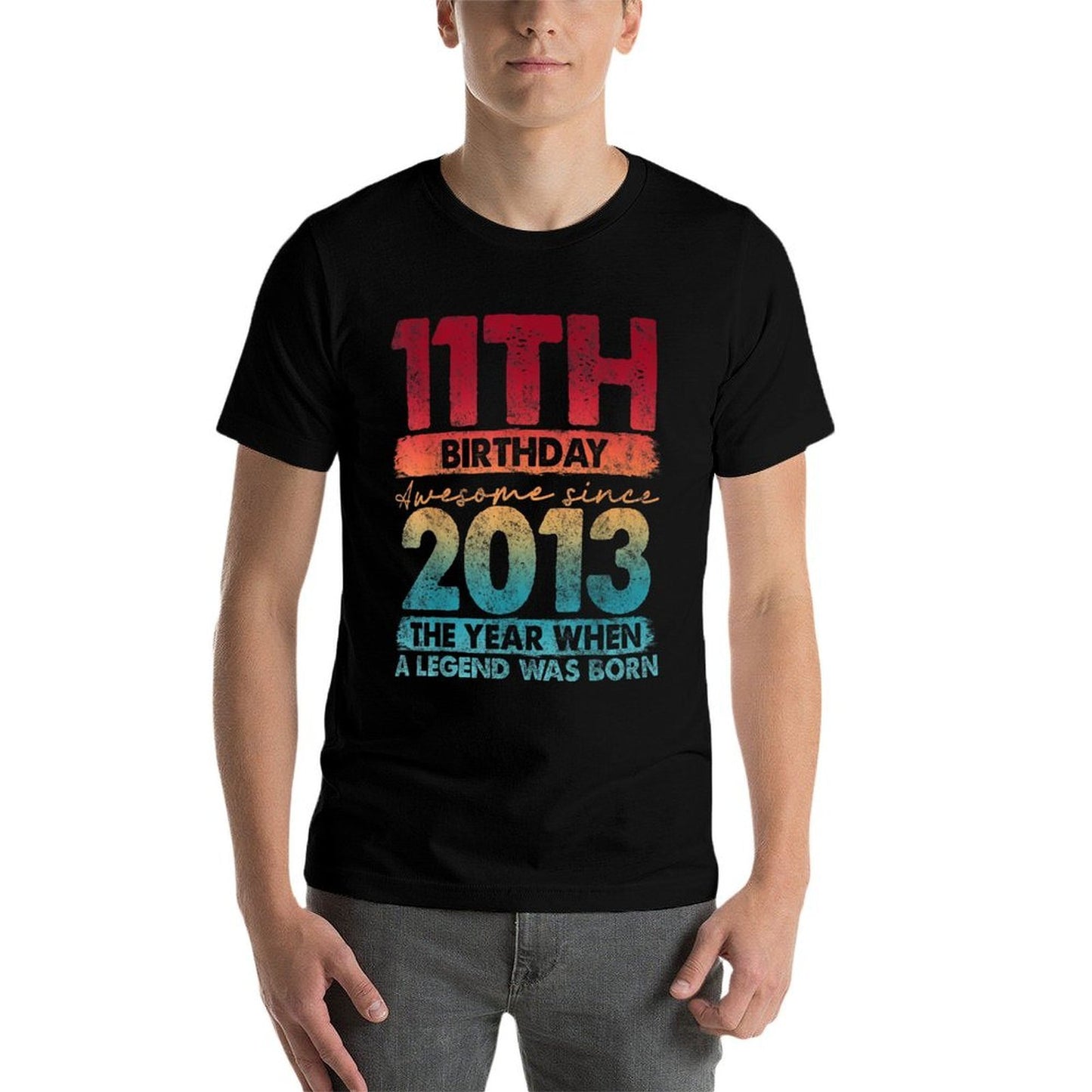11th Birthday 11 Year Old Gifts Vintage 2013 Limited Edition Cotton T-Shirt