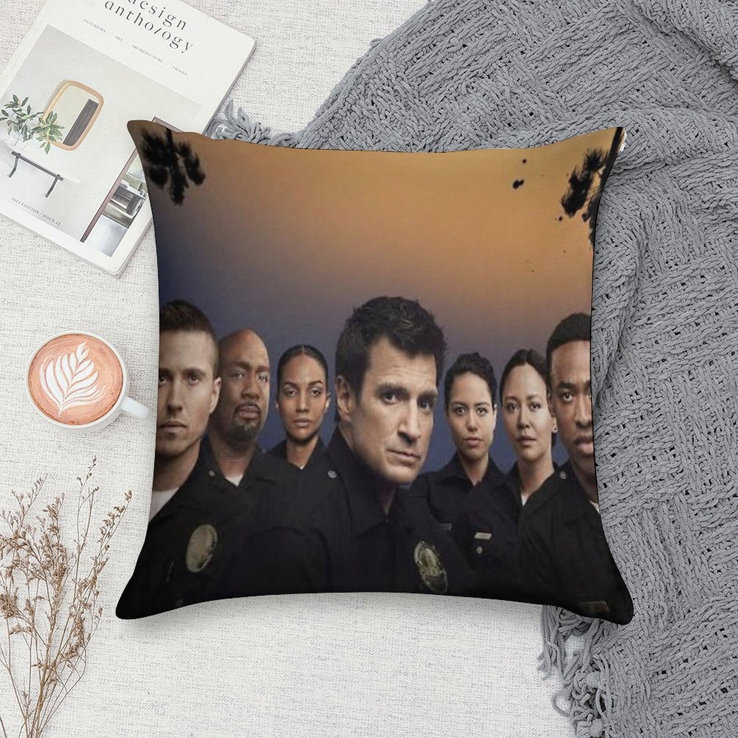 The Rookie Soft Washable Throw Pillow