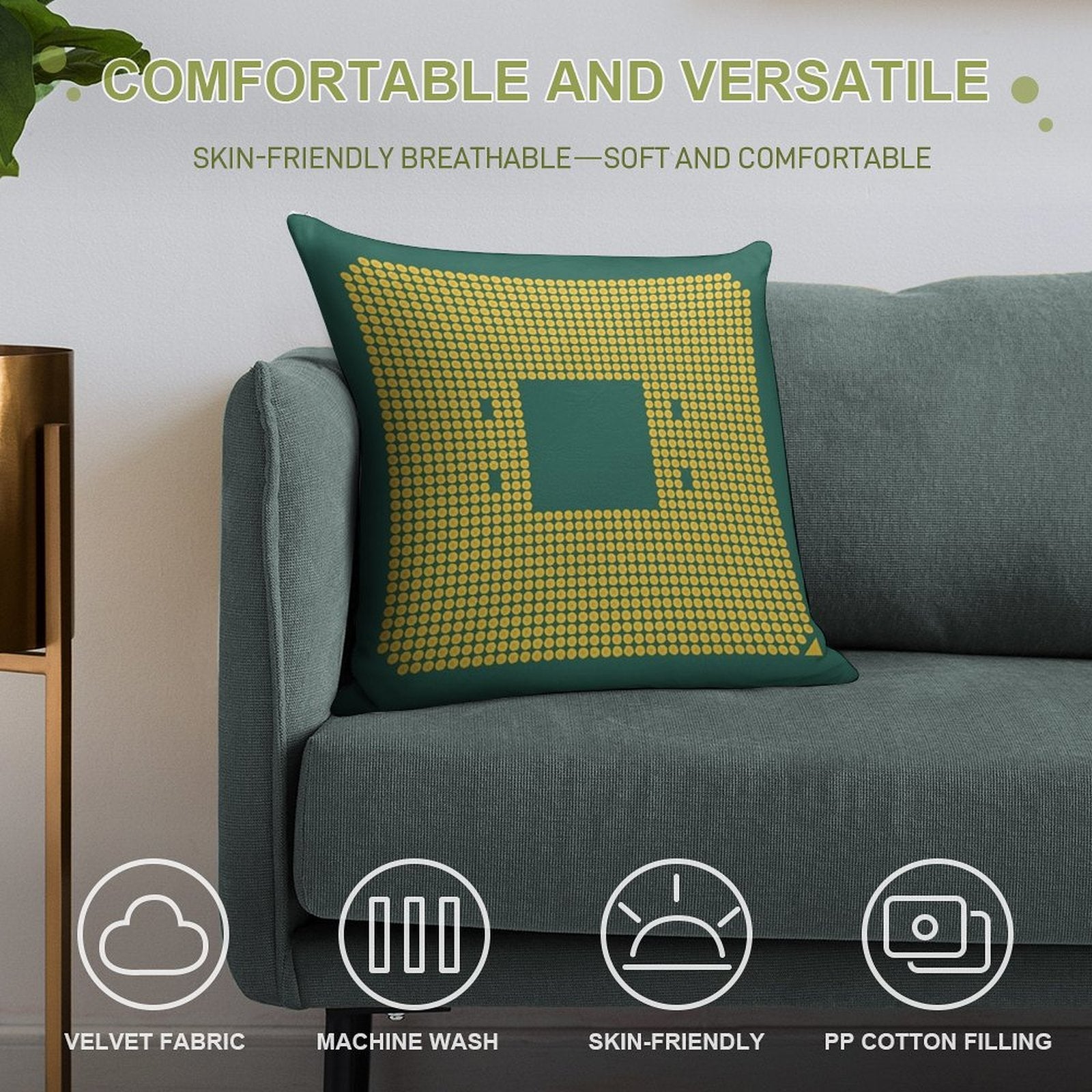 AMD CPU Soft Style Accent Throw Pillow