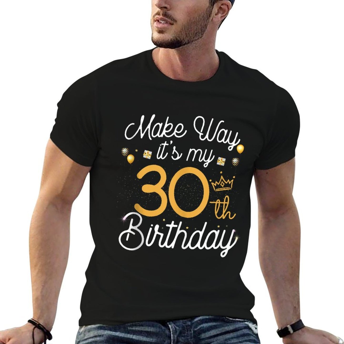 30 Years Old Queen Women Make Way Its My 30th Birthday Oversized Silhouette T-Shirt
