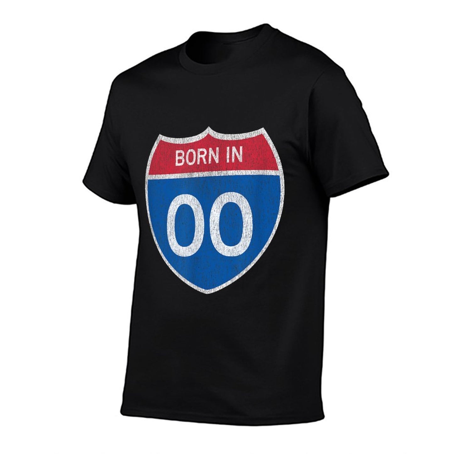 25 Year Old Classic Car Road Sign 2000 25th Birthday Stretchy T-Shirt
