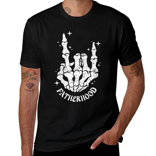 Retro Dad 2 Sided Funny Skeleton Drinking Papa Fathers Day  Affordable Price T-Shirt