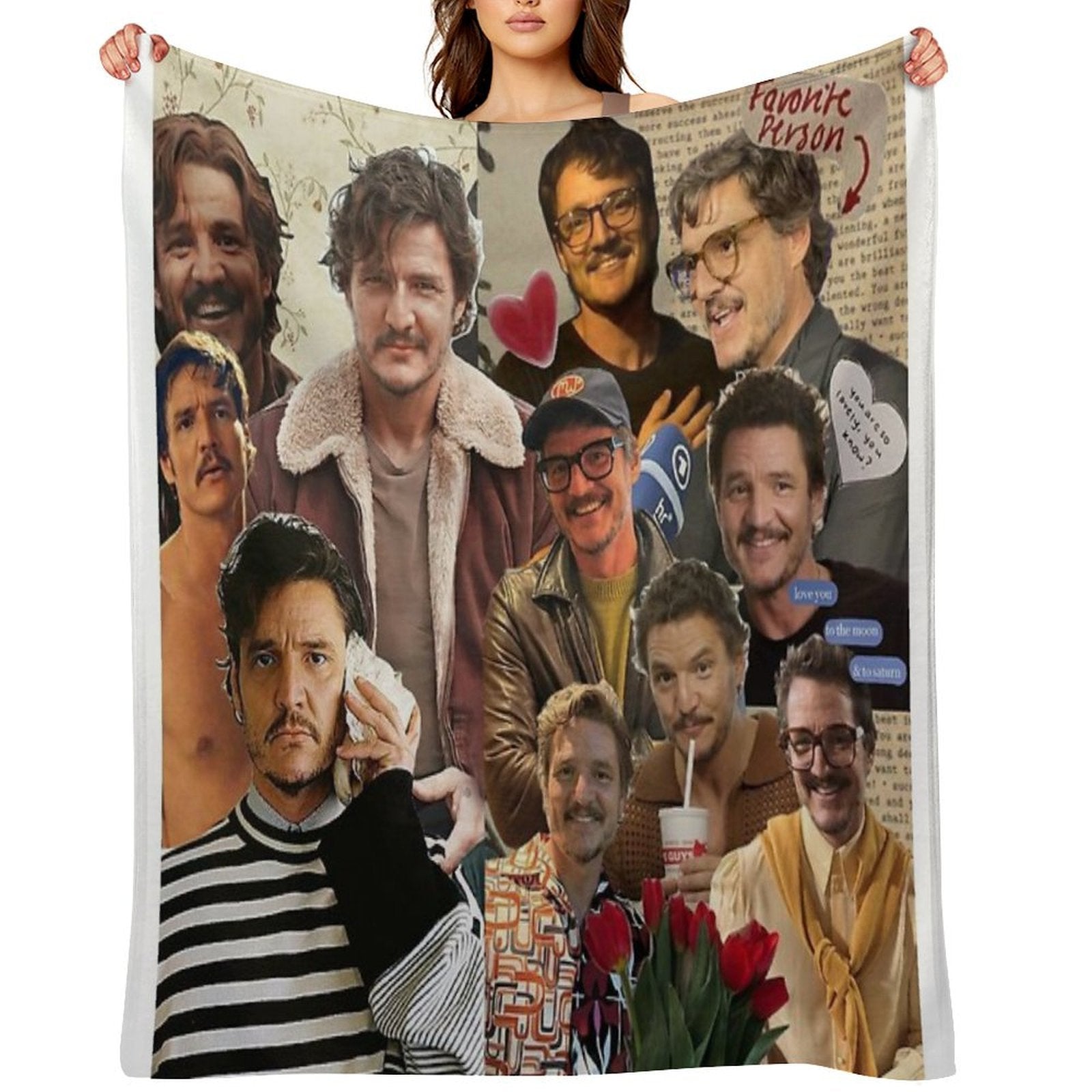 Pedro Pascal Shrink-resistant Throw Blanket