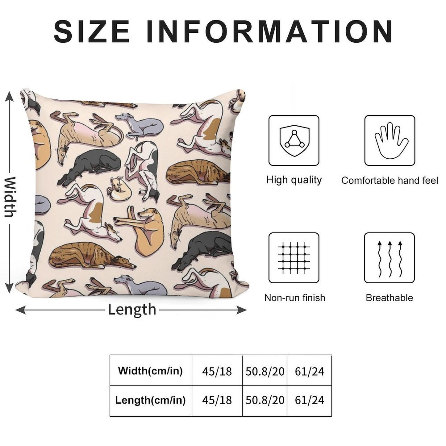 Sleeping Hounds Soft Bedroom Essential Throw Pillow