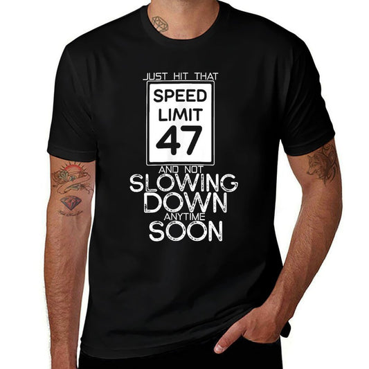 47th Funny Birthday  Cotton T-Shirt