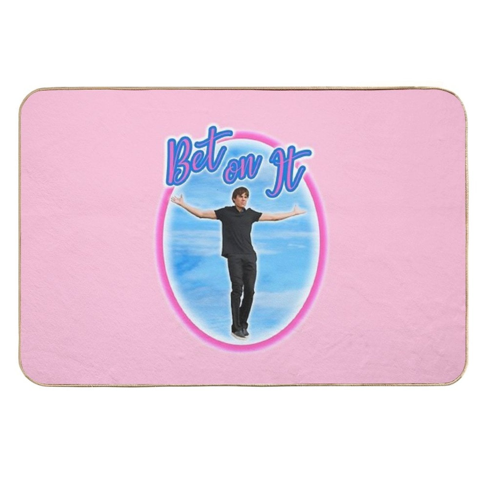 Bet on It Troy Bolton Zac Efron in High School Musical  Easy Maintenance Bath Mat
