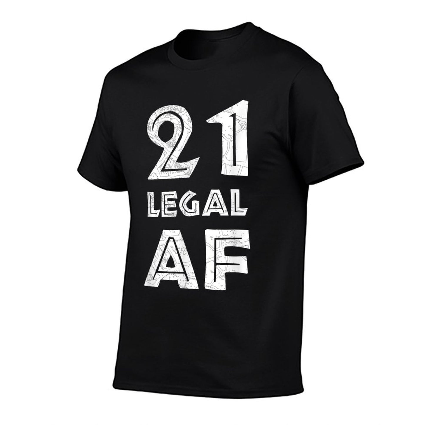 21 Legal AF - Funny 21st Birthday Gift T Summer-ready Fabric T-Shirt