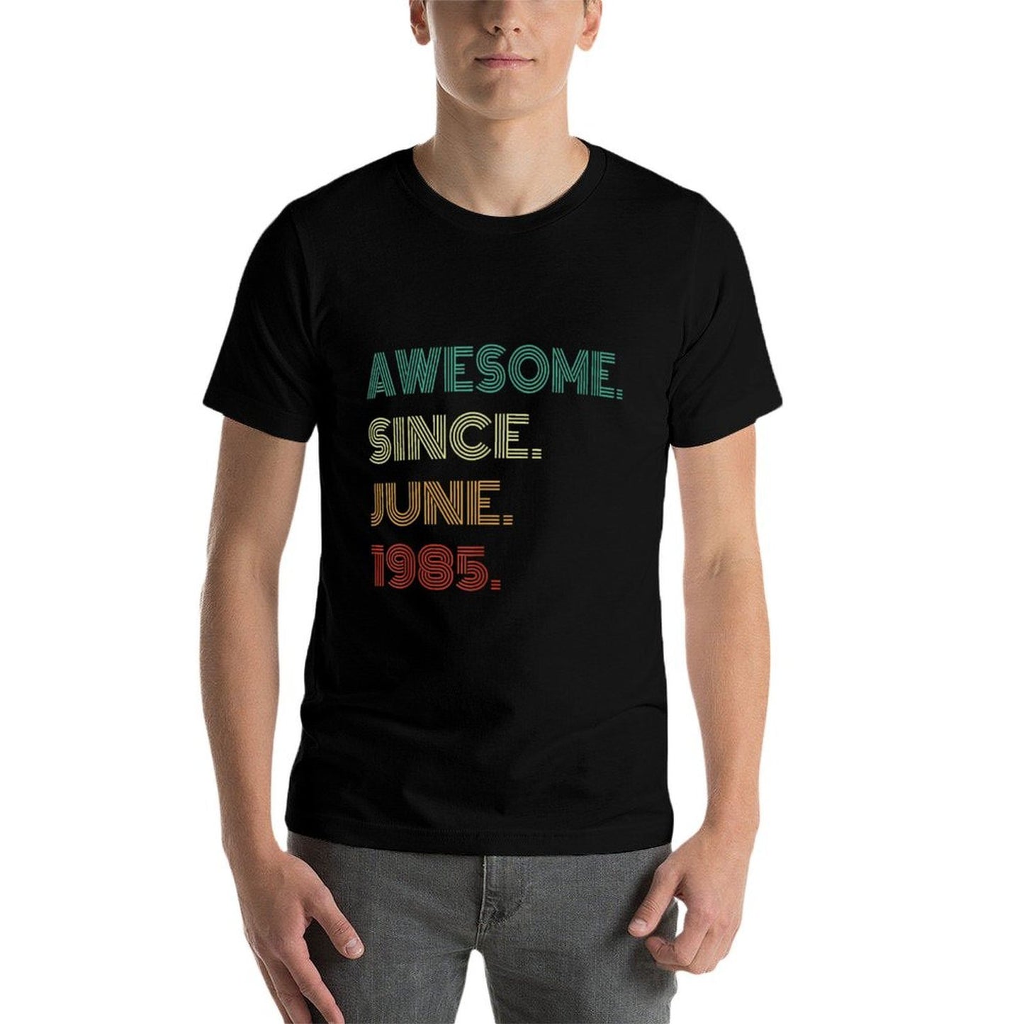 40 Years Old Awesome Since June 1985 40th Birthday Odor-resistant T-Shirt