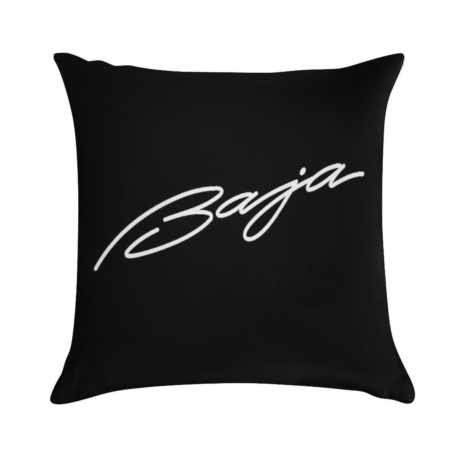 Baja Symbol Soft Bedroom Essential Throw Pillow