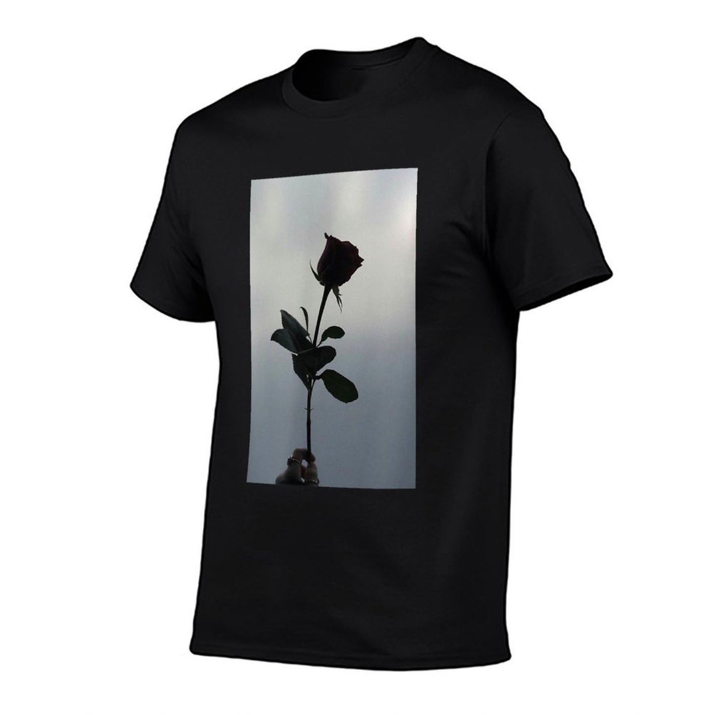 Roses Flowers Aesthetic Retro Stylish Vintage Dark Floral Graphic-printed T-Shirt