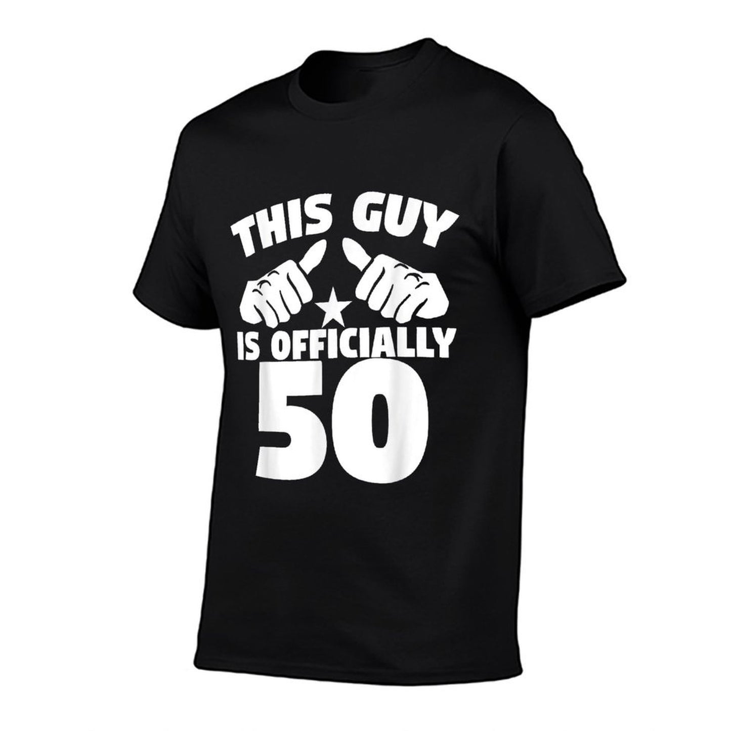 This Guy Is Officially 50 Years Old 50th Birthday Heathered Texture T-Shirt