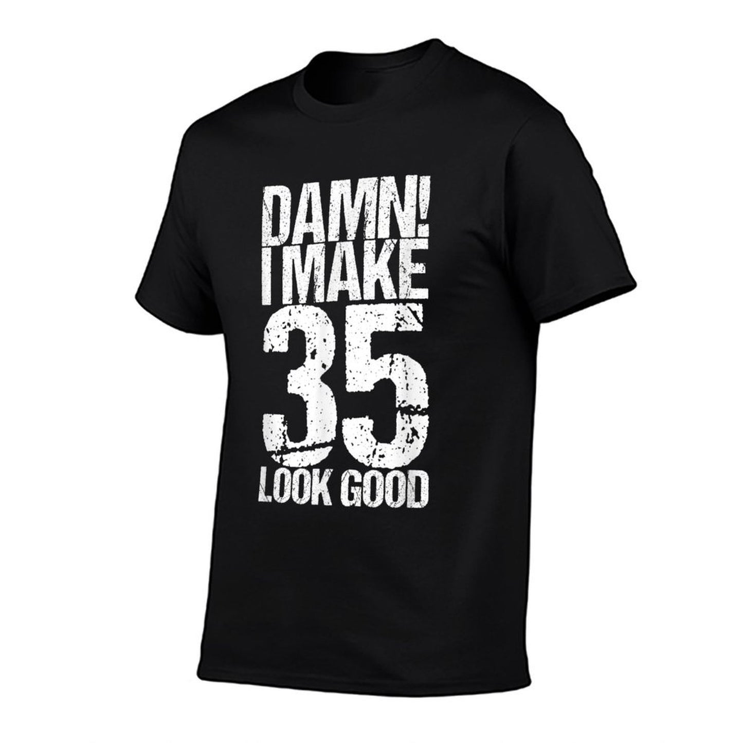 35 Years Old B-Day Funny 35th Birthday High-quality Stitching T-Shirt