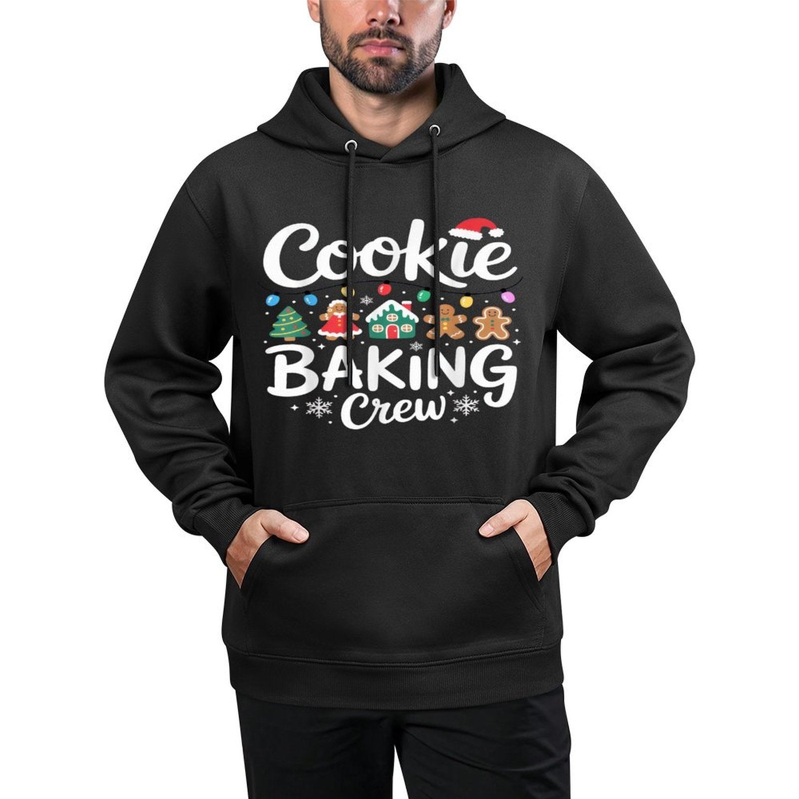 Cookie Baking Crew Christmas Chefs Festive Holiday Fun Versatile Streetwear Hoodie