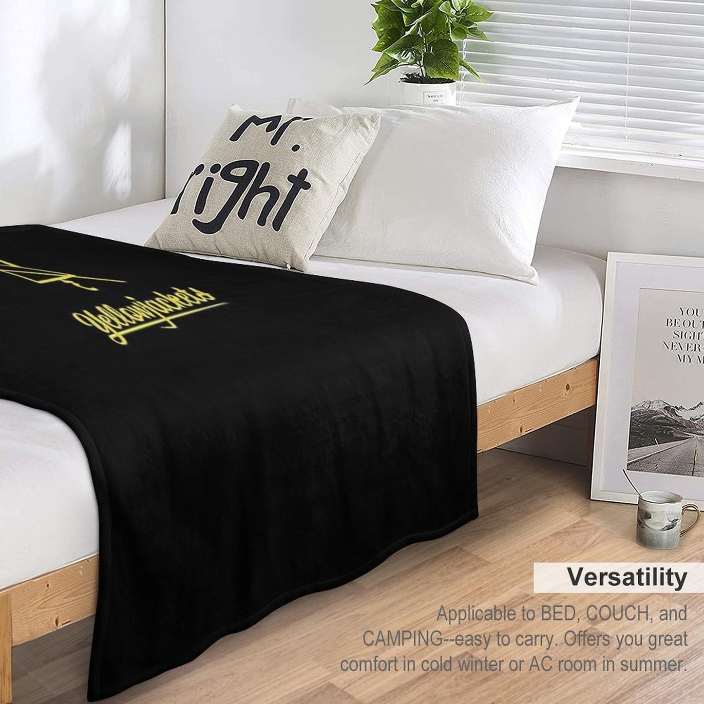 Yellowjackets - Symbol & Logo Durable Throw Blanket