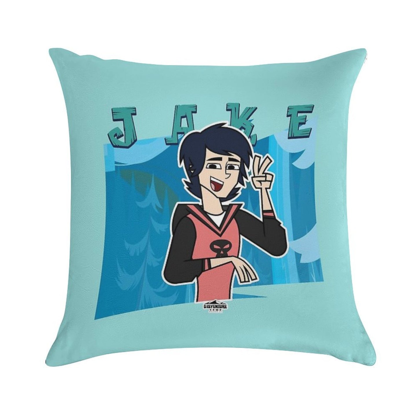 Adventure Camp - Jake Soft Anti-Pilling Throw Pillow