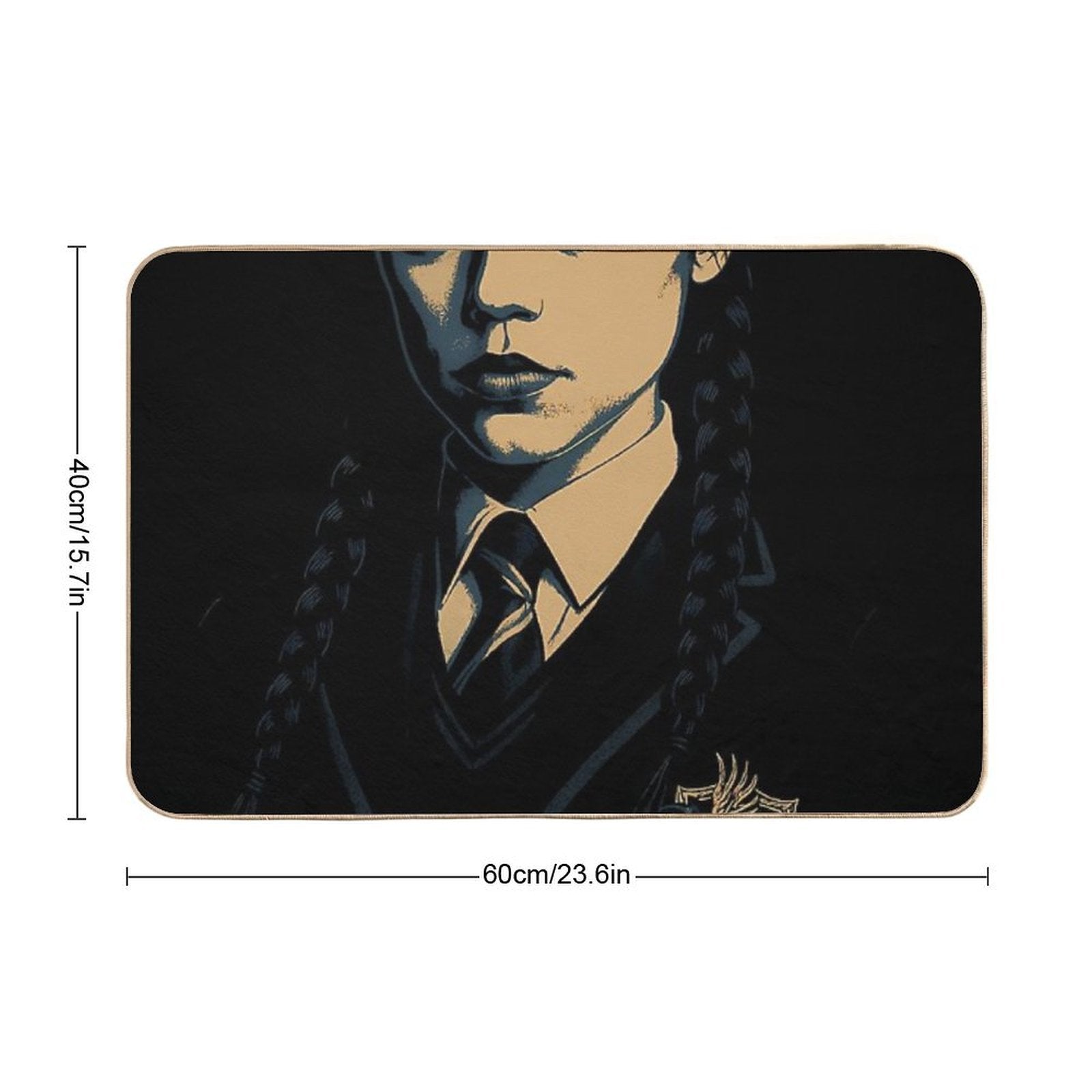 Wednesday at School of Wizardry And Witchcraft Anti-Trip Bath Mat