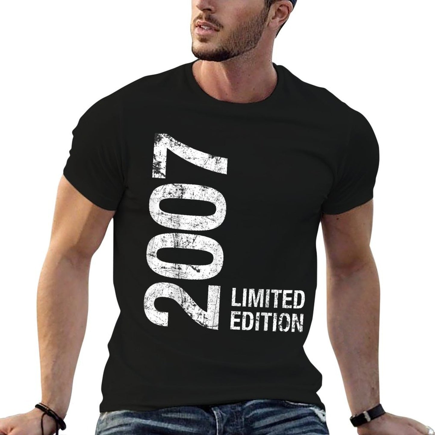 18th Birthday Gifts Men Boy Girl 18 Years Old Vintage 2007 Relaxed-fit T-Shirt