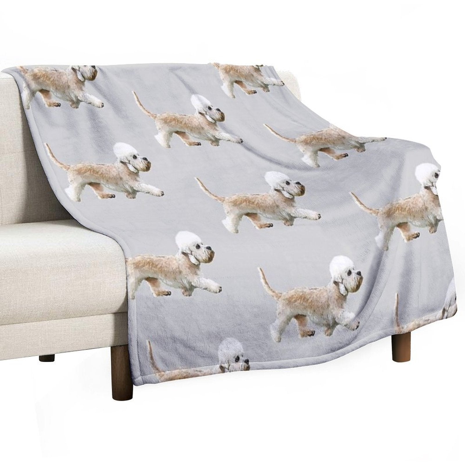Dandie Dinmont Terrier Comfort Throw Blanket