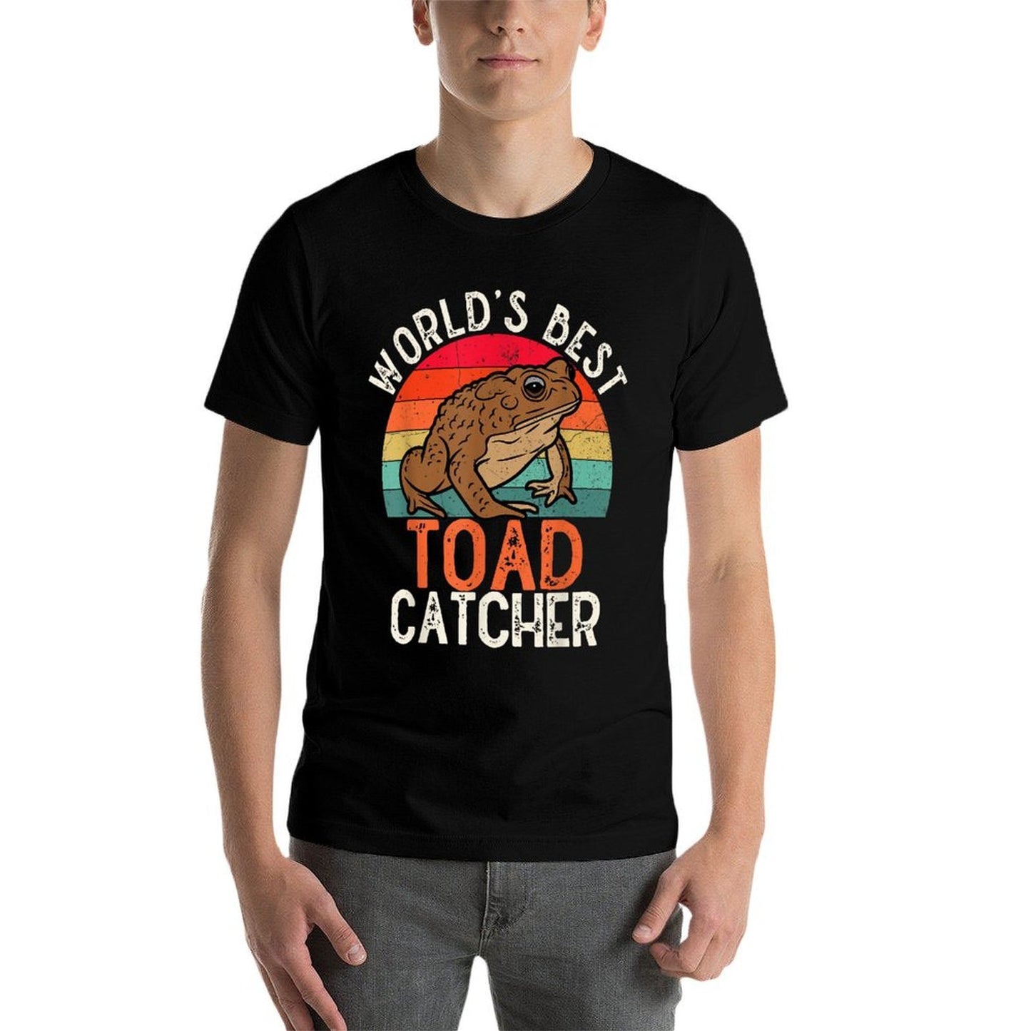 Worlds Best Toad Catcher Kids Boy Funny Amphibian Toad Affordable Price T-Shirt