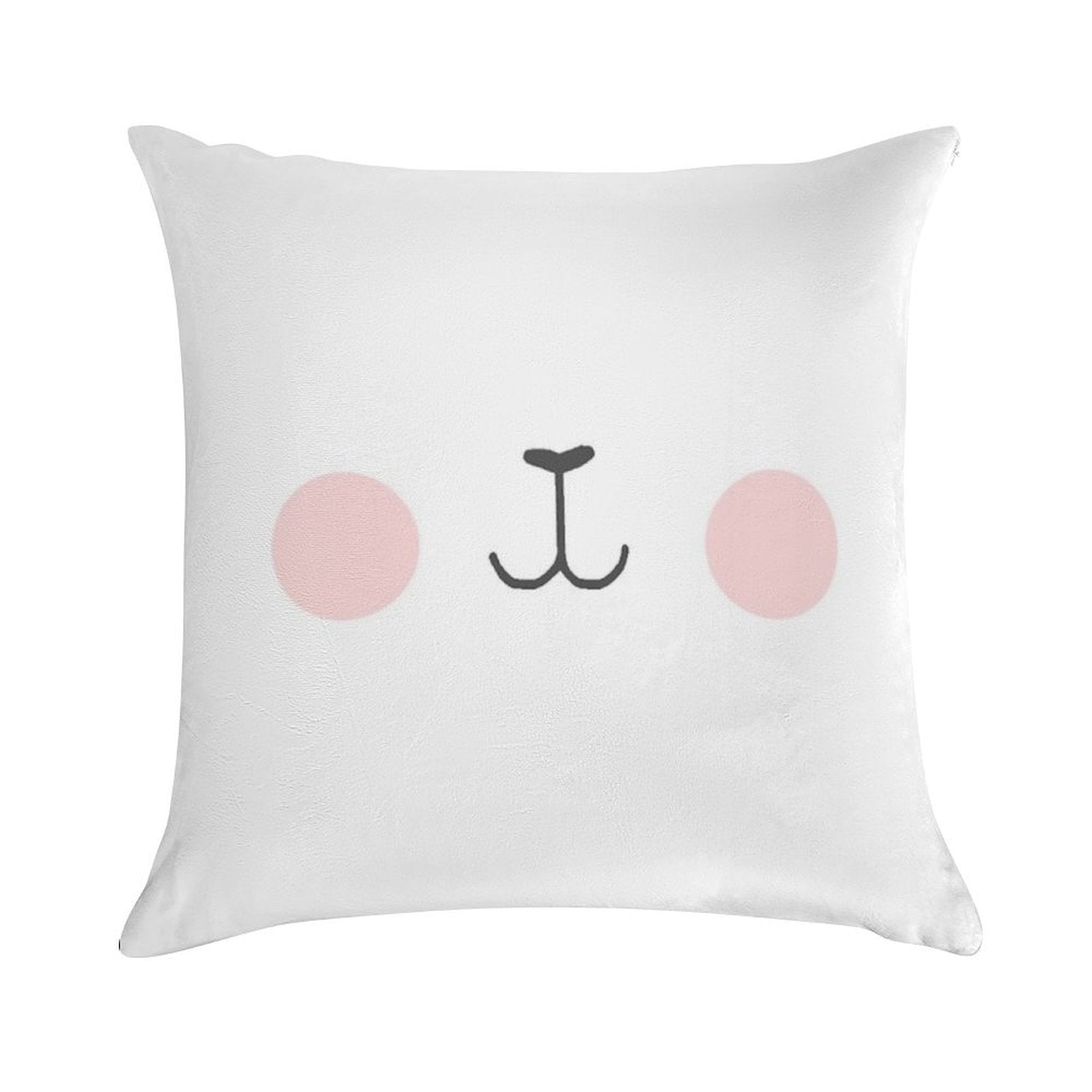 Milk Bear & Mocha Bear Soft Fade-Resistant Throw Pillow
