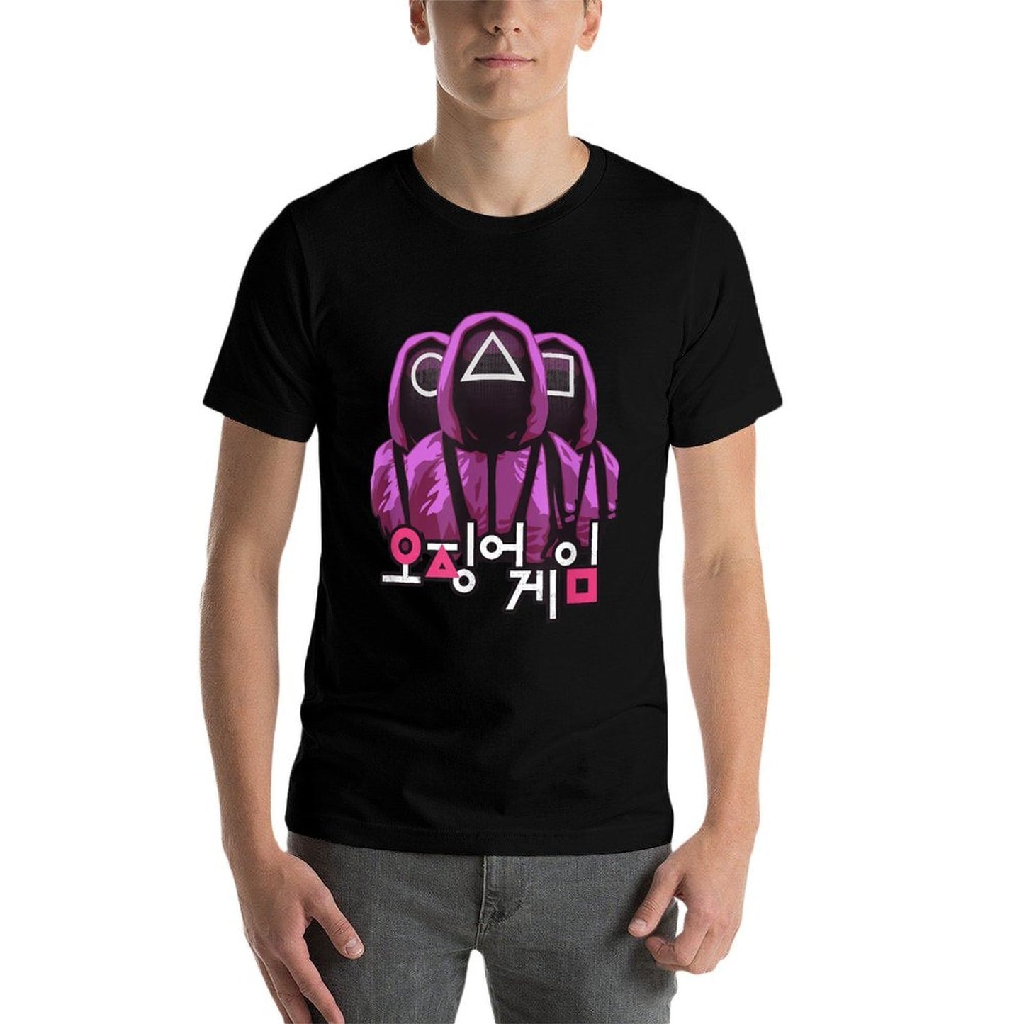 Squid Game Three Masked Guards Soft T-Shirt