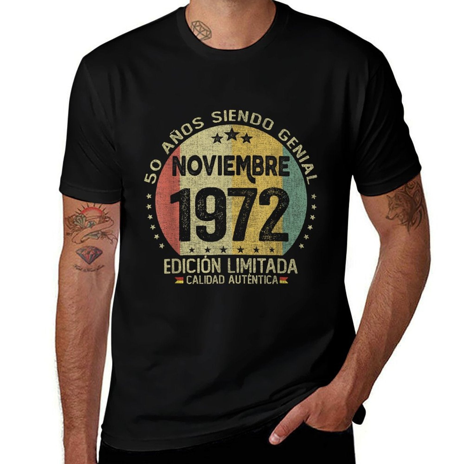 50 Years Old November 1972 Spanish Theme 50th Birthday  Quick-drying T-Shirt