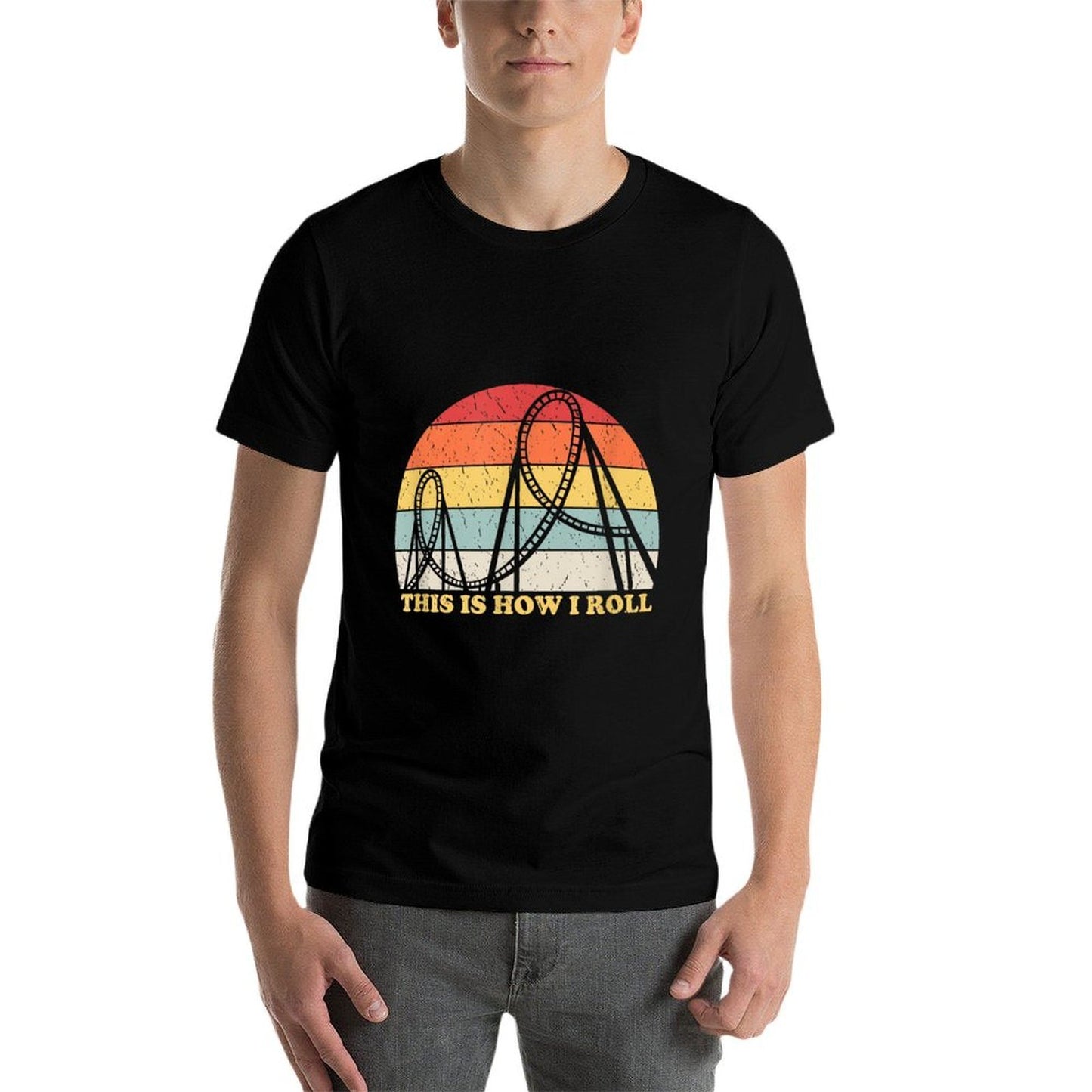 Vintage Retro Roller Coaster Amusement Park Lover Affordable Price T-Shirt
