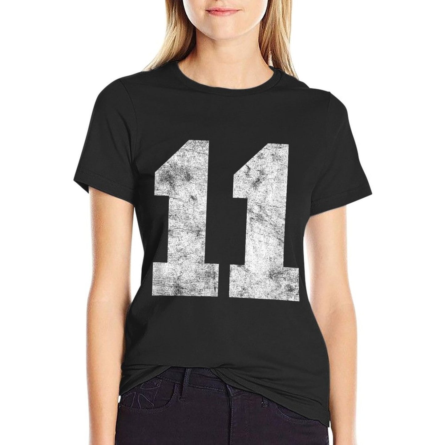 Vintage Lucky Number 11 Birthday Sports Player Team Athlete Moisture-wicking T-Shirt