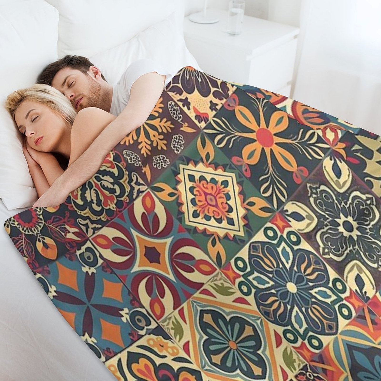 Mosaic of Elegance Versatility Throw Blanket